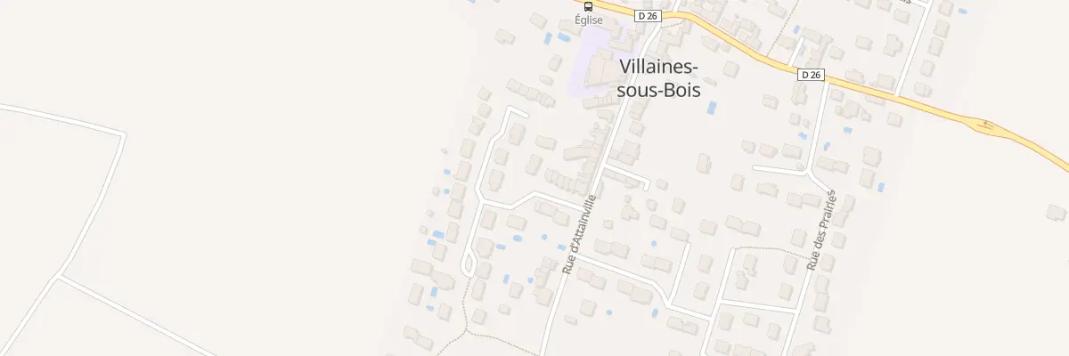 Plan du 12B Rue d’Attainville à Villaines-sous-Bois