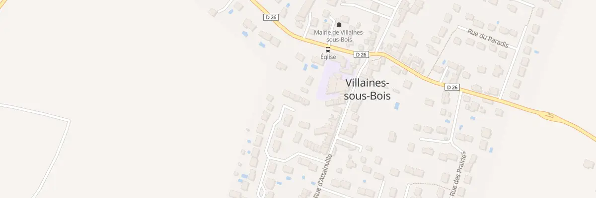 Plan du 10 Rue du Maraicher à Villaines-sous-Bois