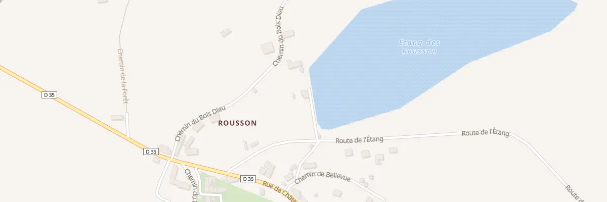 Plan du 3 Rte de l’Etang à Saint-Loup-des-Chaumes
