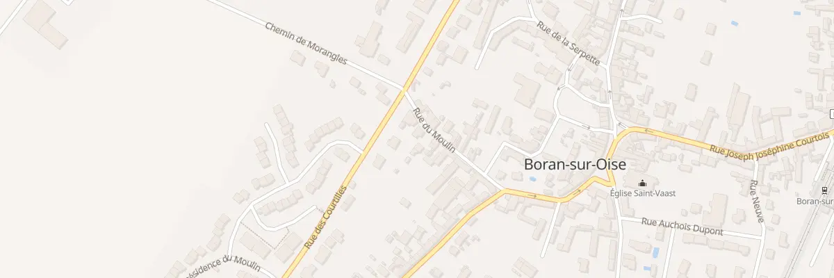 Plan du 11 Rue du Moulin à Boran-sur-Oise