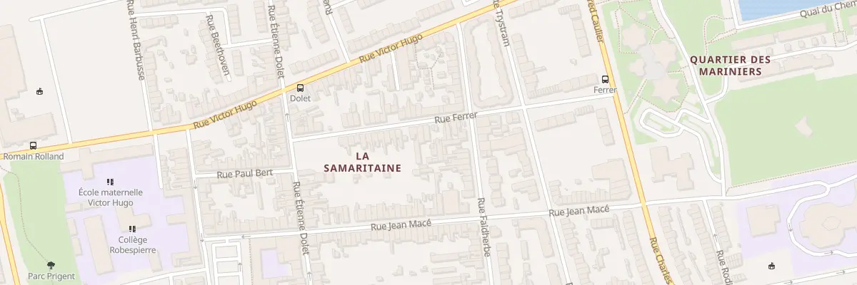 Plan du 25 Rue Ferrer Saint Pol à Dunkerque