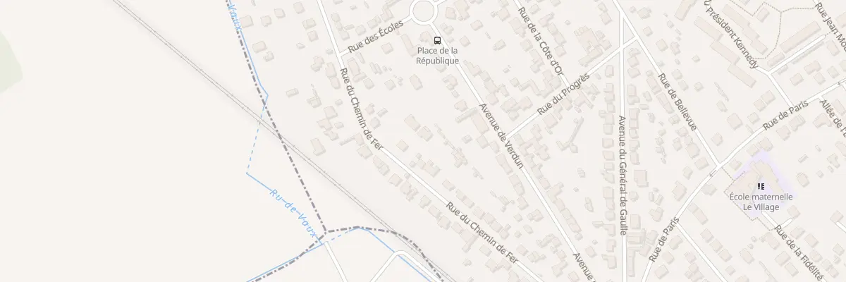 Plan du 32B Rue du Chemin de Fer à Ézanville