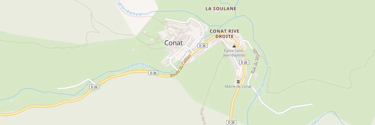 Plan du 19A Le Village à Conat