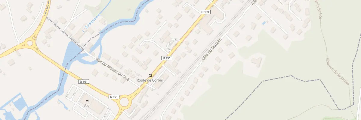 Plan du 62 Rte de Corbeil à Baulne