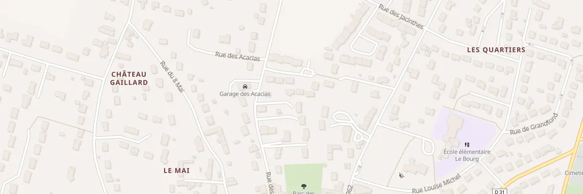 Plan du 8 Rue de la Pature à Trouy