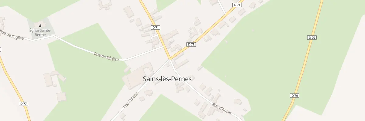 Plan du 2 Rue de Pernes à Sains-lès-Pernes