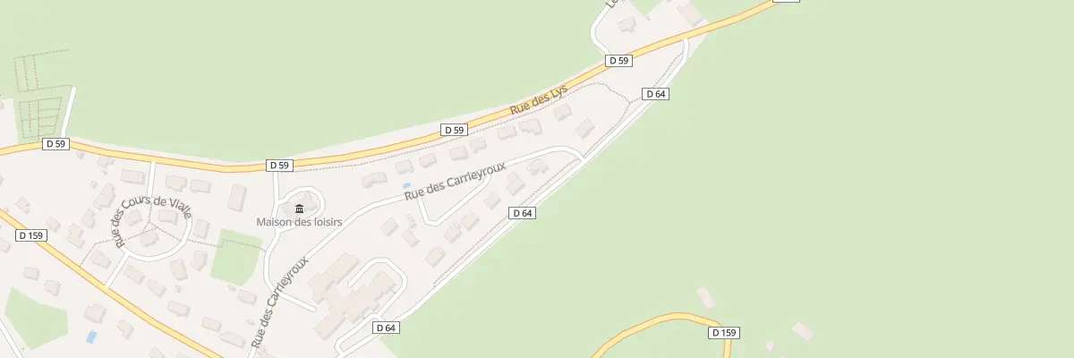 Plan du 16 Rue des Carrieyroux à Crandelles