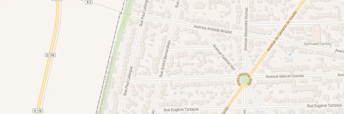 Plan du 56 Rue André Bernardeau à Paray-Vieille-Poste