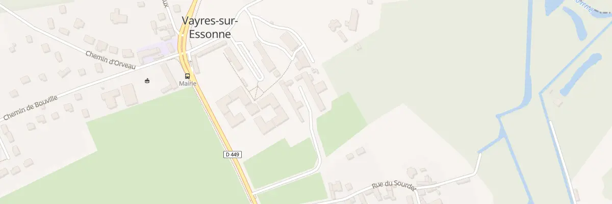 Plan du 31 N Rn 449 à Vayres-sur-Essonne