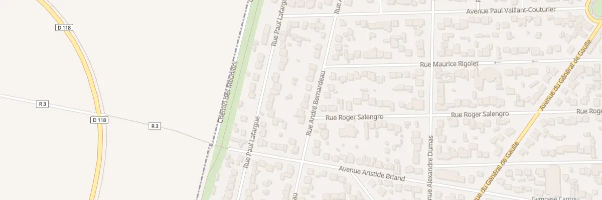 Plan du 103 Rue André Bernardeau à Paray-Vieille-Poste