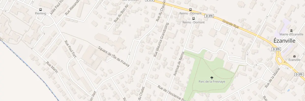 Plan du 19 Rue Maurice Grandcoing à Ézanville