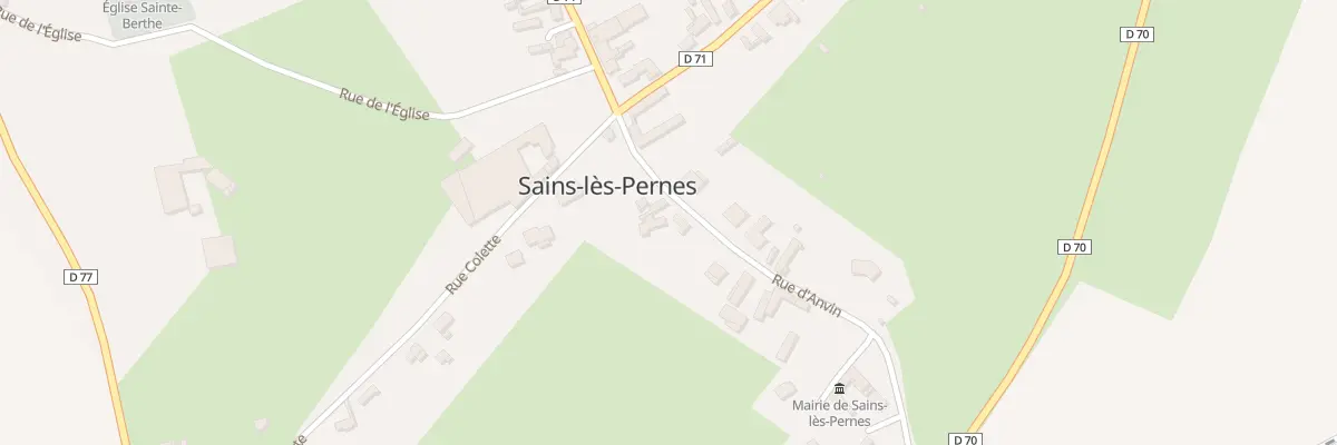 Plan du 4 Rue d’Anvin à Sains-lès-Pernes