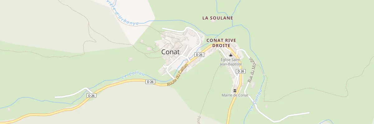 Plan du 20 Le Village à Conat