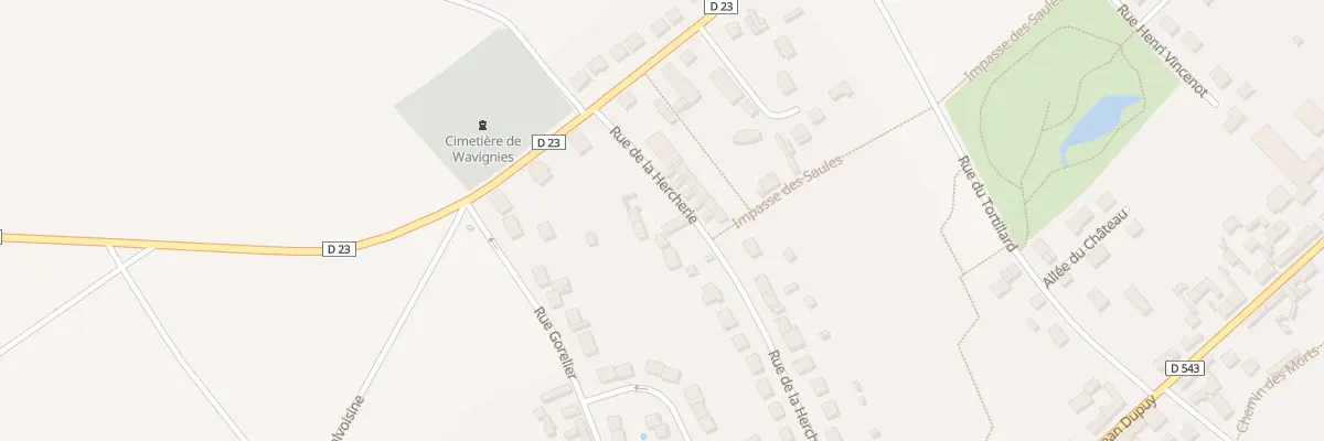 Plan du 369 Rue de la Hercherie à Wavignies