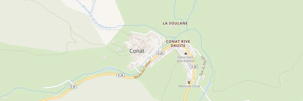 Plan du 23 Le Village à Conat