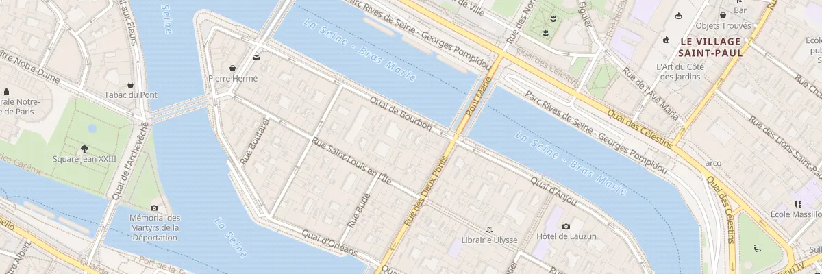 Plan du 11 Quai de Bourbon à Paris 4e Arrondissement