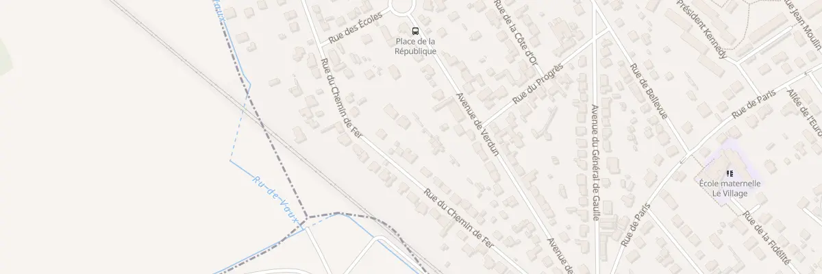 Plan du 32 Rue du Chemin de Fer à Ézanville