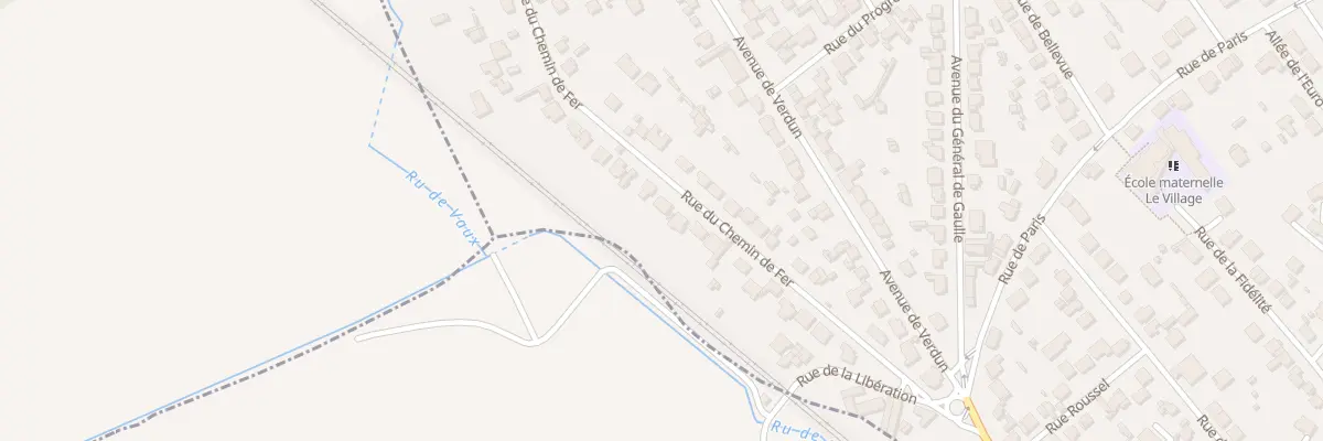 Plan du 21 Rue du Chemin de Fer à Ézanville