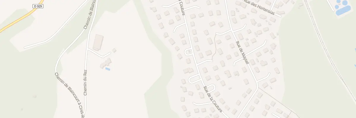 Plan du 50 Rue de la Couture à Cires-lès-Mello