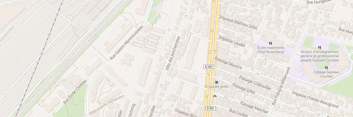 Plan du 29 Vla des Joncherolles Pierrefit à Saint-Denis