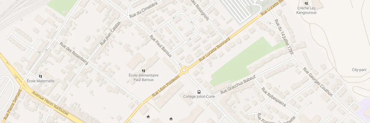 Plan du 57 Rue Paul Baroux à Longueau