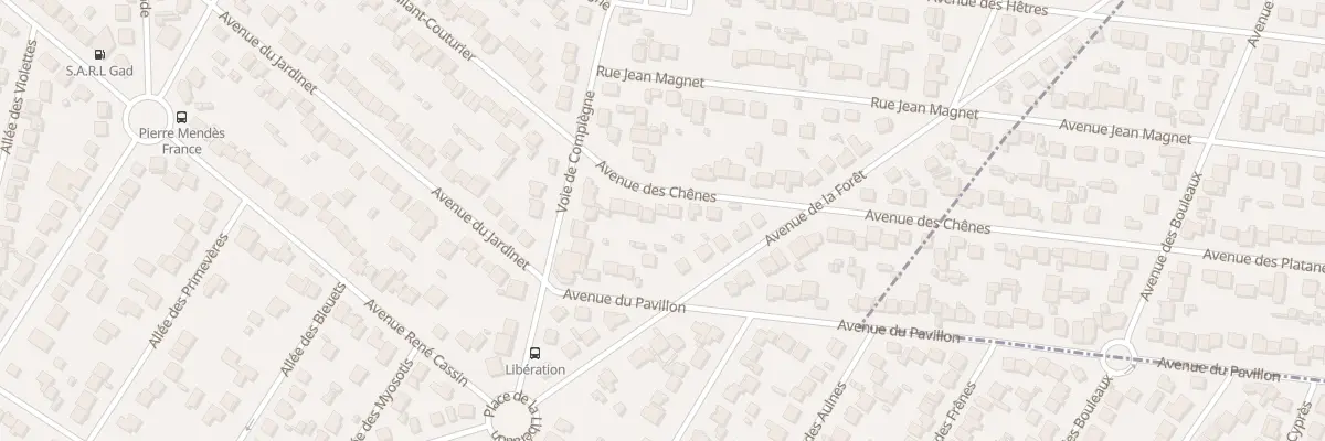 Plan du 8 Av des Chenes à Morsang-sur-Orge