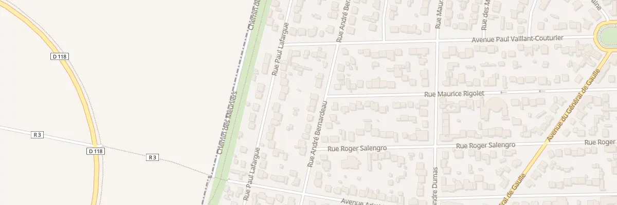 Plan du 111 Rue André Bernardeau à Paray-Vieille-Poste
