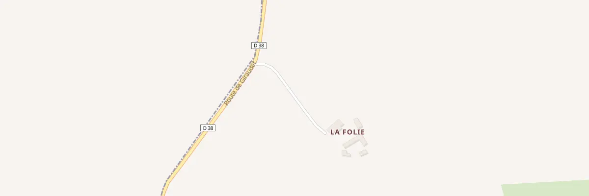 Plan du 48 La Folie à Ardenais