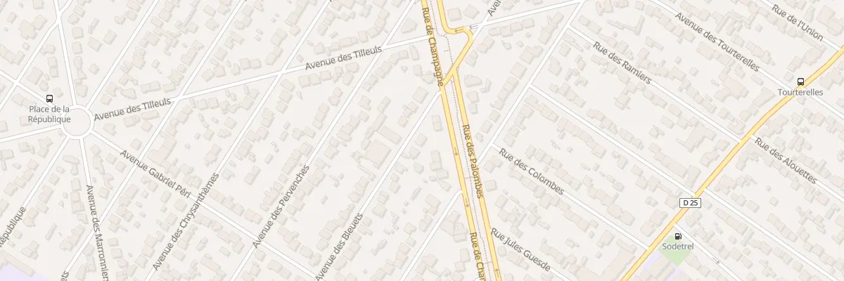 Plan du 80 Av des Bleuets à Savigny-sur-Orge