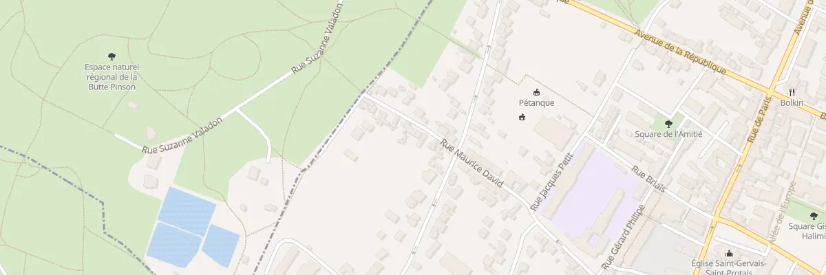 Plan du 53 Rue Maurice David à Saint-Denis