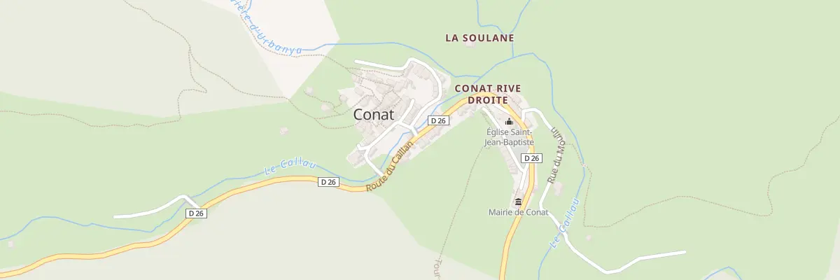 Plan du 18 Le Village à Conat