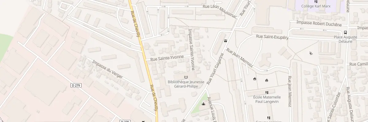 Plan du 14 Rue Sainte Yvonne à Villejuif