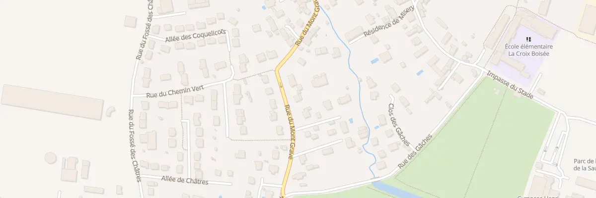 Plan du 17 Rue de Mont Grave à Vert-le-Grand