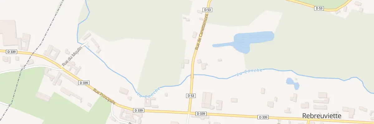 Plan du 1 Rue de Canettemont à Rebreuviette