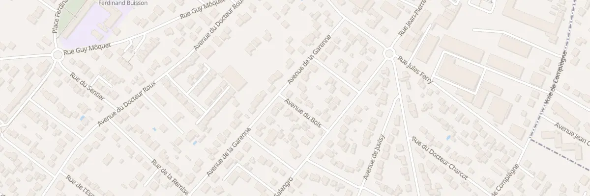 Plan du 17 Av de la Garenne à Morsang-sur-Orge