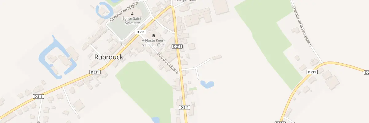 Plan du 366 Rte de Bourbourg à Rubrouck