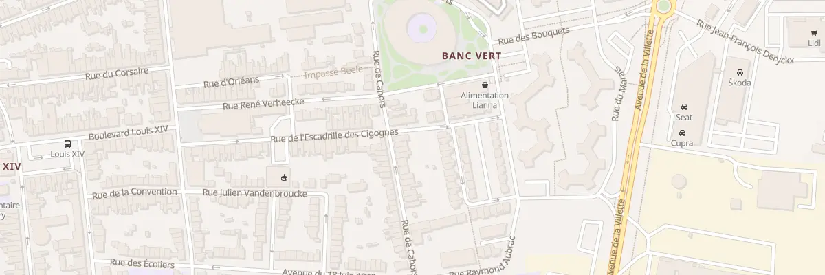 Plan du 69 Rue de Cahors à Dunkerque