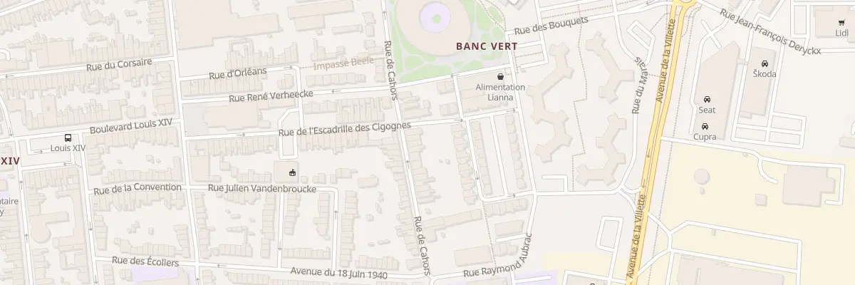 Plan du 73 Rue de Cahors à Dunkerque