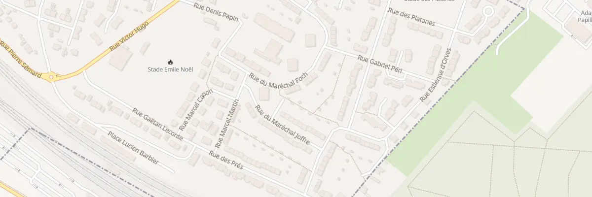 Plan du 158 Rue du Marechal Foch à Longueau