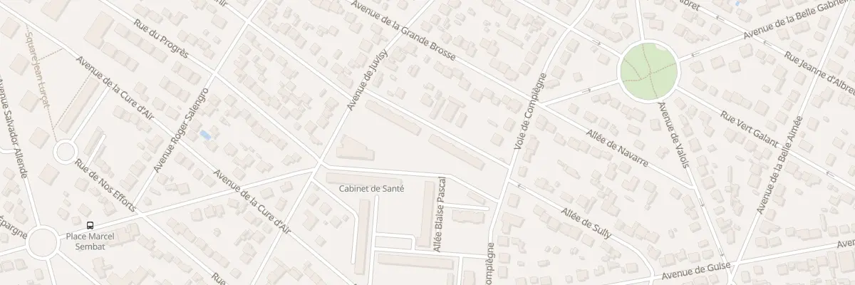 Plan du 61B Av de Juvisy à Morsang-sur-Orge