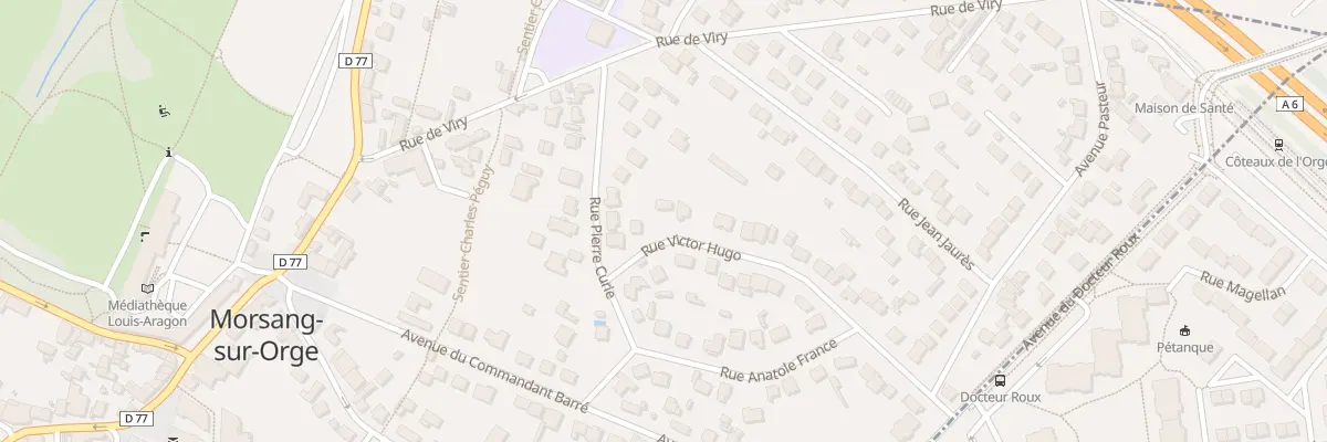 Plan du 3 Rue Victor Hugo à Morsang-sur-Orge