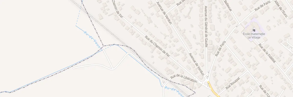 Plan du 17 Rue du Chemin de Fer à Ézanville