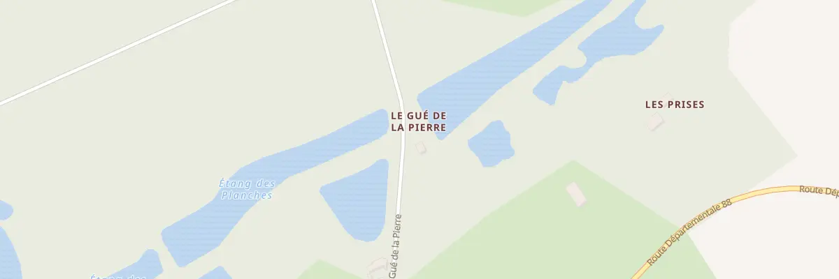 Plan du 48 Che du Gué de la Pierre à Bouzy-la-Forêt