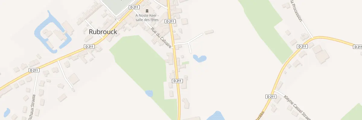 Plan du 310 Rte de Bourbourg à Rubrouck