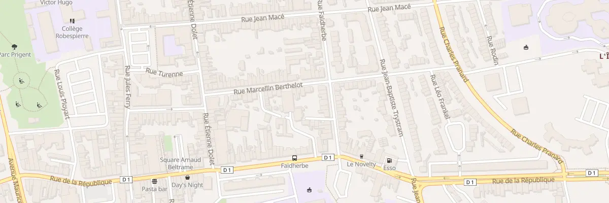 Plan du 25 Rue Marcellin Berthelot St Pol à Dunkerque