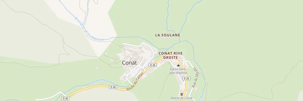 Plan du 9006 Le Village à Conat