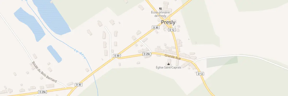 Plan du 18 Grande Rue à Presly