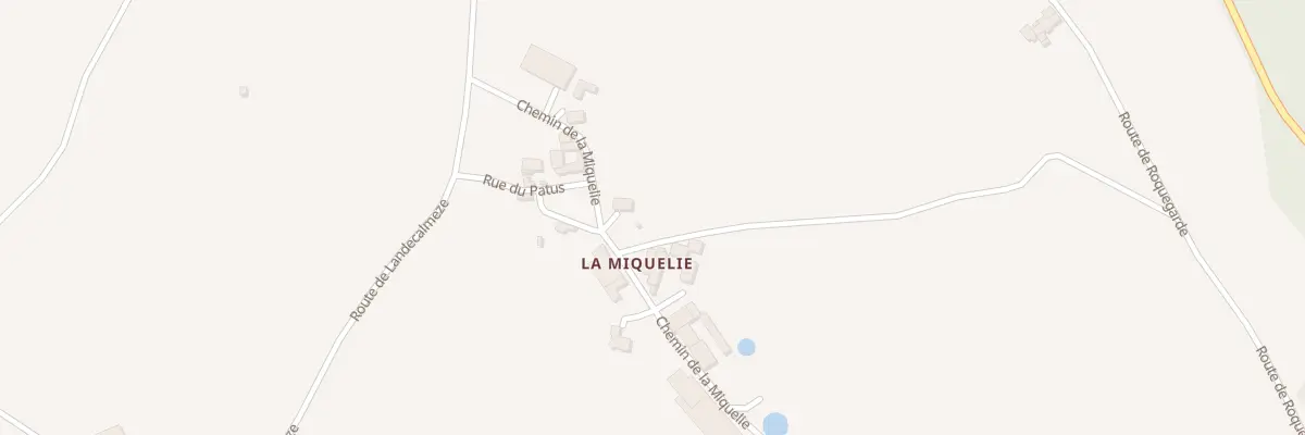 Plan du 5153 La Miquelie à Saint-Just-sur-Viaur