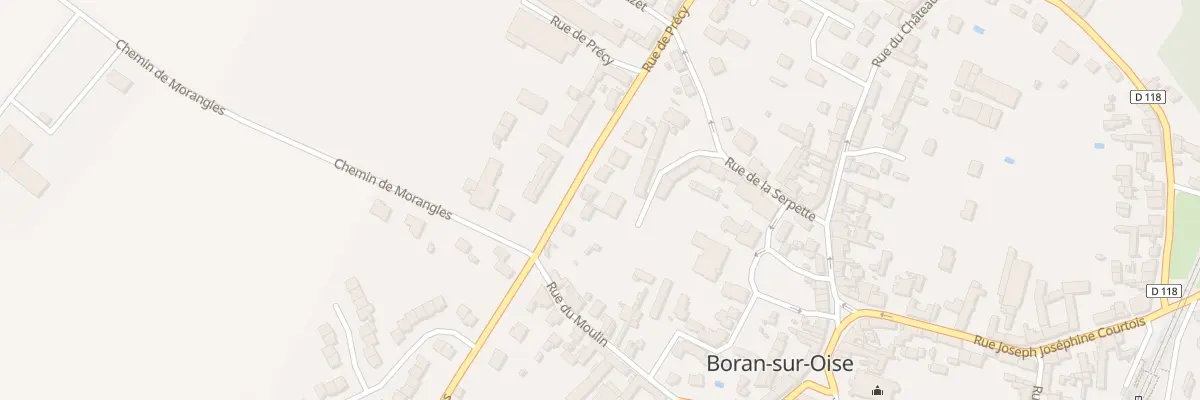 Plan du 8 Rue de Précy à Boran-sur-Oise
