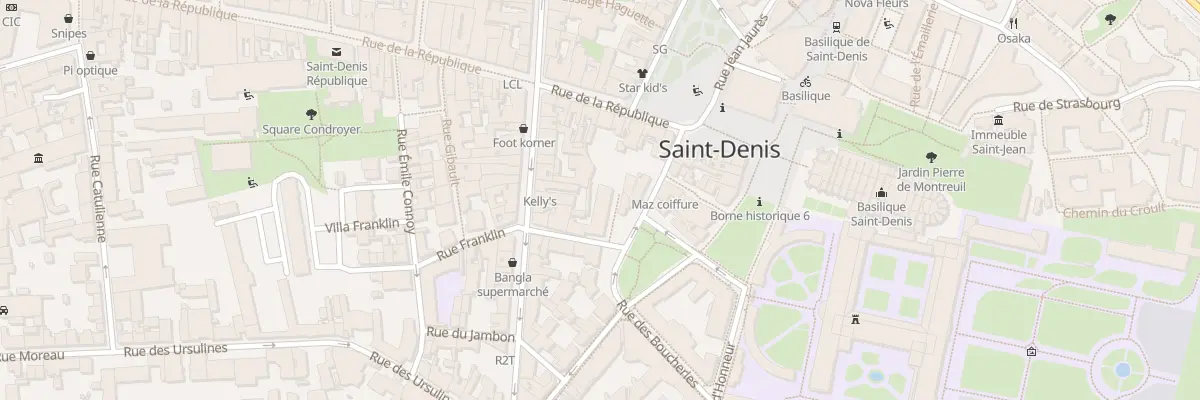 Plan du 7 Imp des Boucheries à Saint-Denis